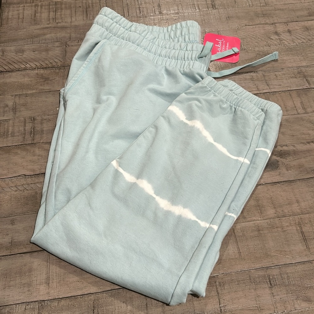 Isabel Maternity by Ingrid & Isabel Light Blue Tie-Dye Joggers